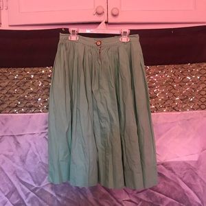 Beautiful Vintage Mint Skirt